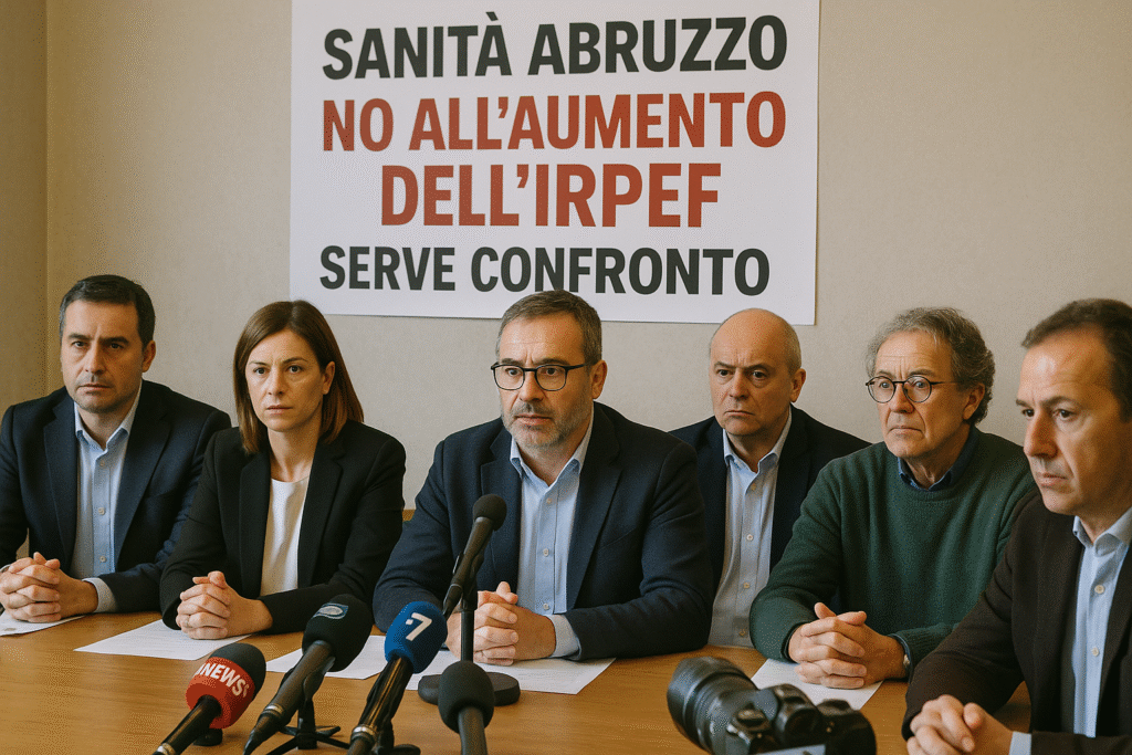 Sanità Abruzzo: proposta esplosiva contro aumento Irpef 2 aumento irpef