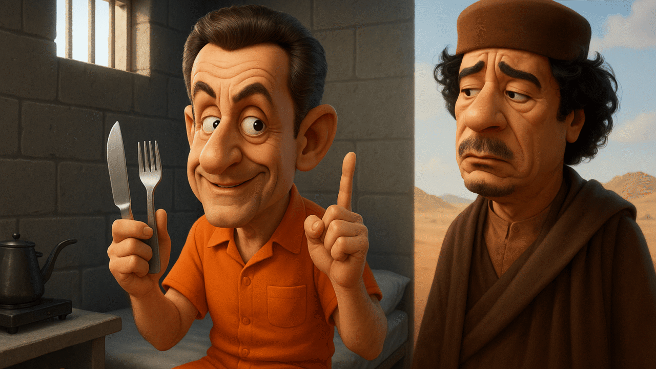 Sarkozy, il detenuto più documentato della storia. E Gheddafi? Boh.